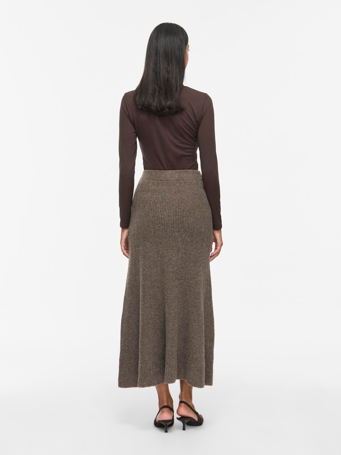 VIKACHEL Midi Skirt - Falcon - VERO MODA & VILA Bergvik
